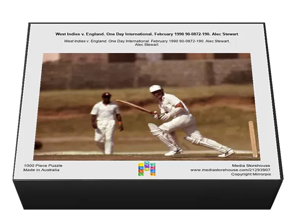 West Indies v. England. One Day International. February 1990 90-0872-190. Alec Stewart