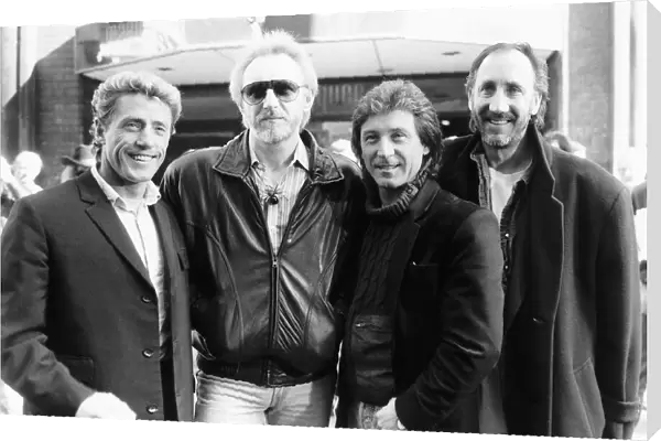 The Who pop group circa 1980s