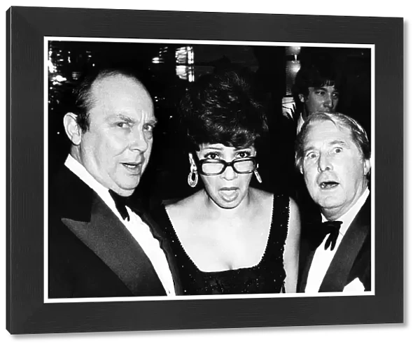 Morecambe and Wise with singer Shirley Bassey Jan 1979