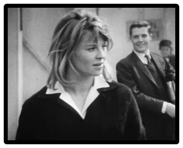 Actress Julie Christie during the shooting of her latest film 'Darling'