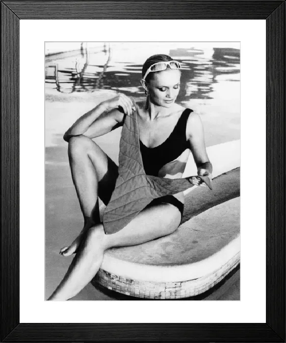Framed Print : Fashion Print: Versatile Swimsuit Framed Print : Fashion Print: Versatile Swimsuit
