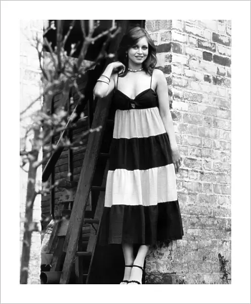 Striped black and pink sundress also available in black or white with assorted colours