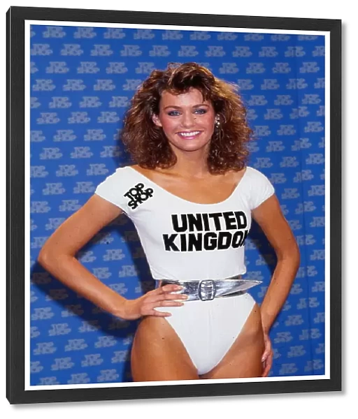 Kirsty Roper November 1988 Miss United Kingdom beauty queen