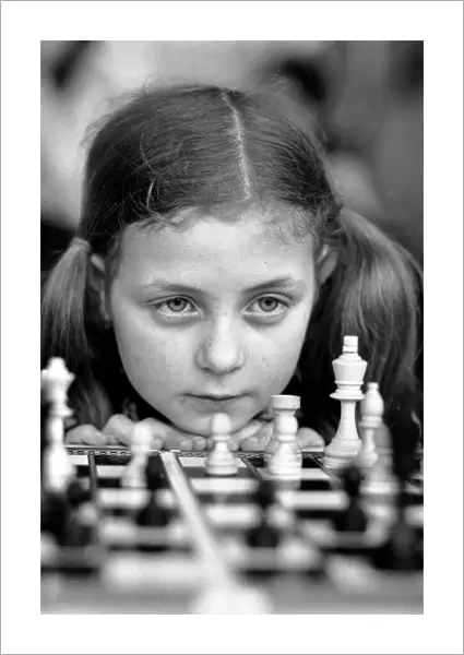 East End Kids Chess Congress: A study of concentration 9-year-old Audrey Loveday of
