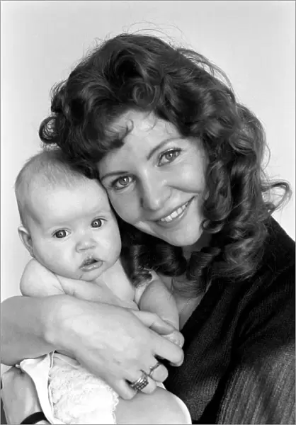 Mother and Child: 'Miss Brighton 1990'. Will little 3-month-old Tanya follow in