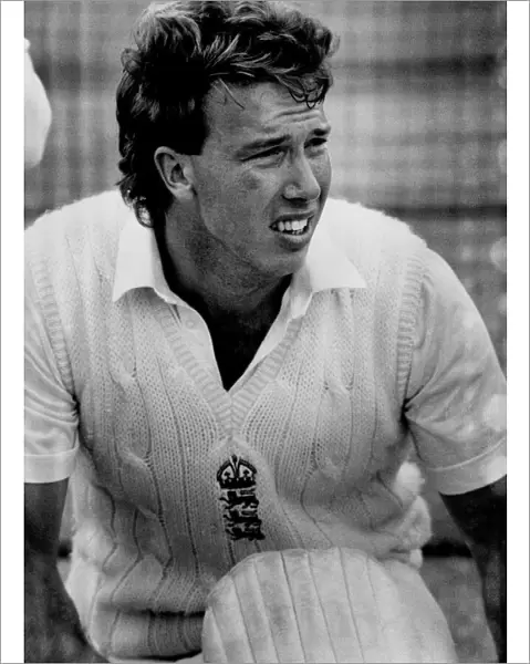 Derek Pringle, England Cricket. July 1984 P006238