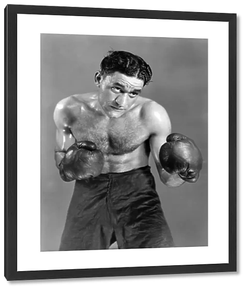Abdel Rahman Maamoun heavy weight boxing Champion of Egypt. August 1947 P005376
