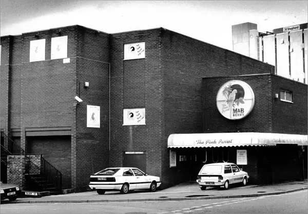 The Pink Parrot nightclub in Silver Street, Coventry city centre. 17th May 1991
