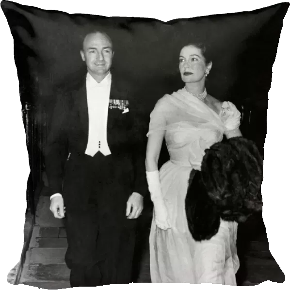 Conservative party cabinet minister John Profumo and wife Valerie Hobson