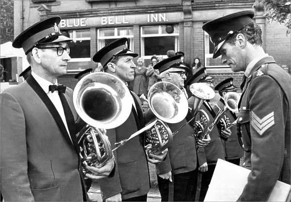 Bedlington Miners Picnic - The Ashington band come under the critical eye of Sergt. P. R