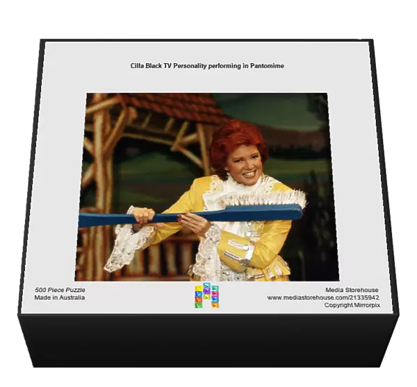 Cilla Black TV Personality performing in Pantomime