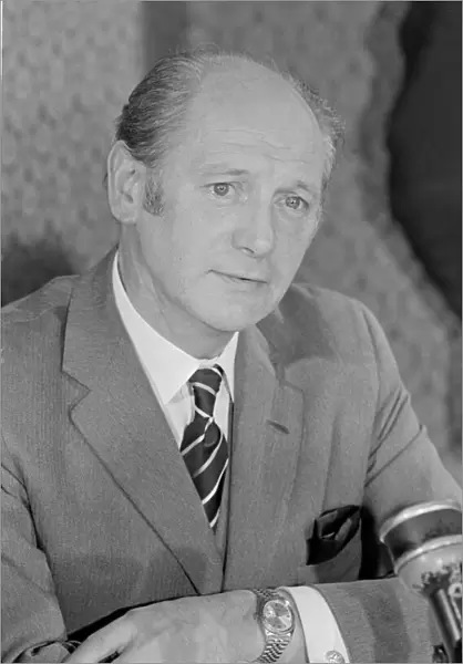 Prime minister of the Republic of Ireland Jack Lynch during the Irish election campaign
