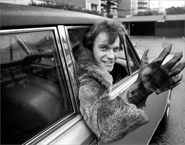 Humour: Comedy: Car: Comedian Freddie Starr. March 1975 75-01555-002