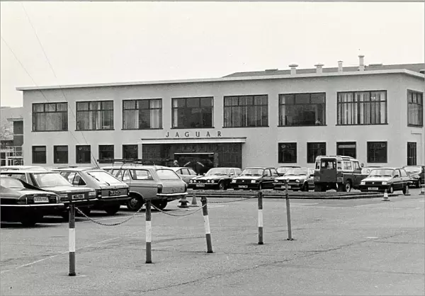 Jaguar Cars works and offices, Browns Lane, Coventry. 5th May 1984