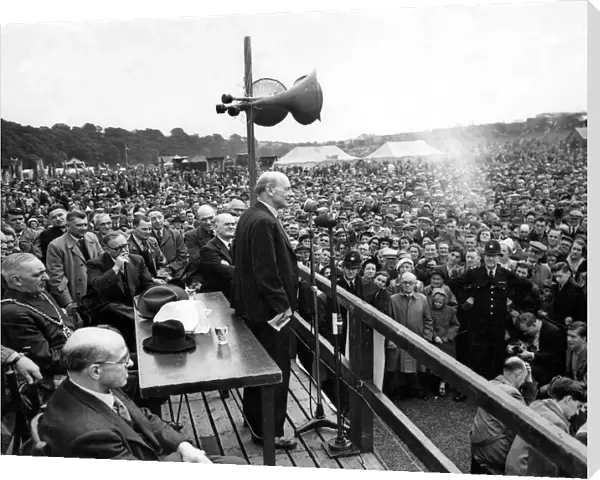Durham Miners Gala - Clement Attlee speaks to the rally