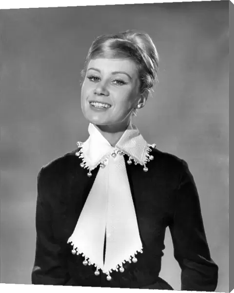 Model Rita Royce poses wearing a scarf and collar. November 1961 P007825