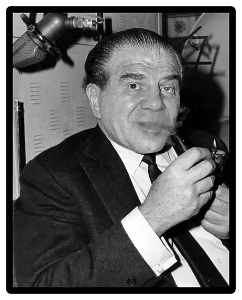 Actor Lionel Stander in London. March 1965 P008091
