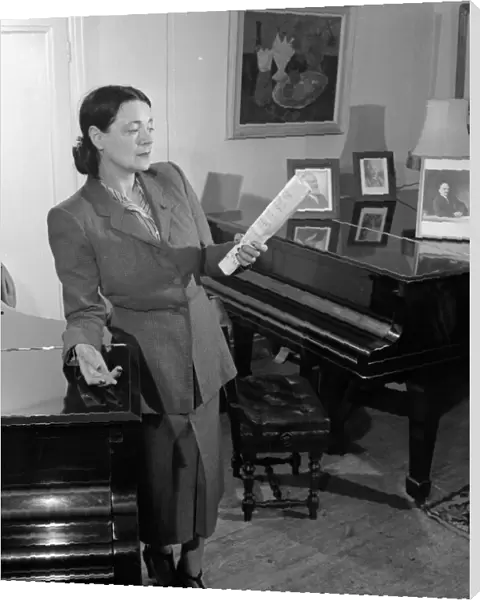 Pianist Harriet Cohen February 1949