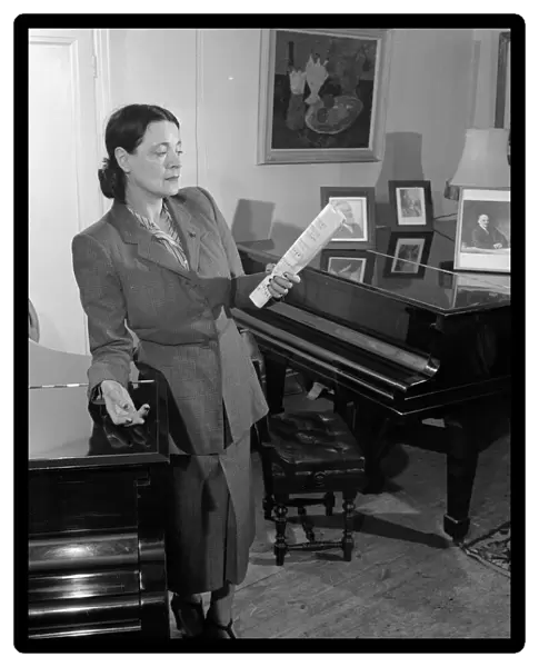 Pianist Harriet Cohen February 1949