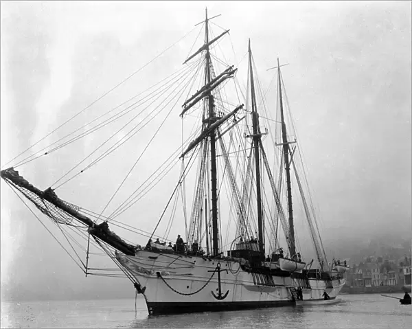 The yacht St George, which was used for the South Seas Expedition. Circa 1925
