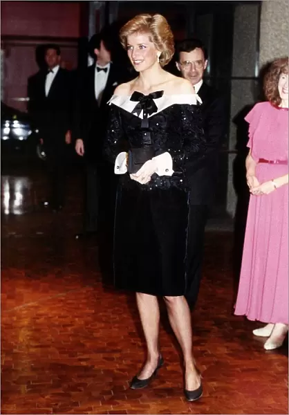 Princess of Wales attends a gala concert at the Barbican Centre, London