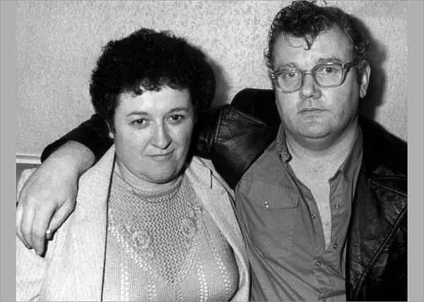Reg & June Pitcairn from Kirkcaldy February 1985. face worker Reg Pitcairn