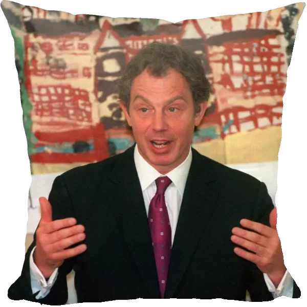 Tony Blair at a school in Camden July 1998, pledging 19 Billion Pounds for Education