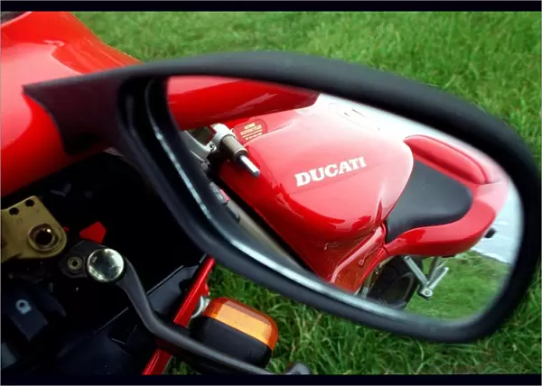 Ducati 748 Red motorbike