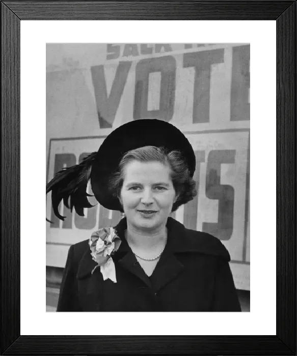 Framed Print : Margaret Roberts Conservative Candidate Print November 1951 Framed Print : Margaret Roberts Conservative Candidate Print November 1951