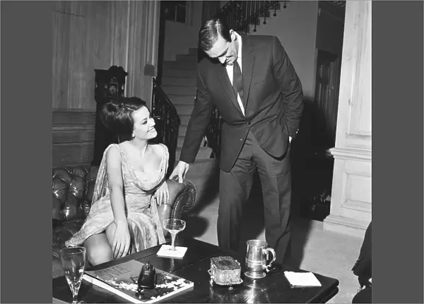 Parisienne actress Claudine Auger who will play Domino in the James Bond film