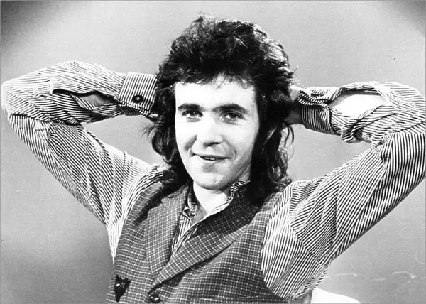 Singer David Essex pictured in his suite at the Holiday Inn Hotel in Wideopen in