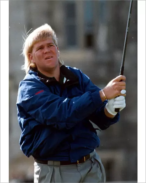 John Daly at the British Open Golf Championship 1995 at St Andrews in Scotland