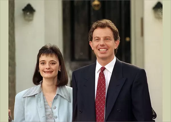 Tony Blair and Cherie Blair. 1994