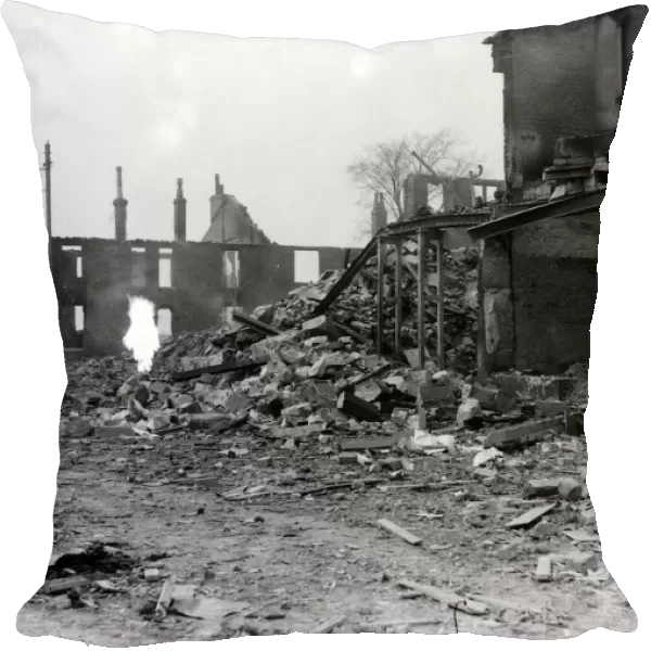 WW2 Air Raid Damage Bomb damage at Glasgow Clydeside