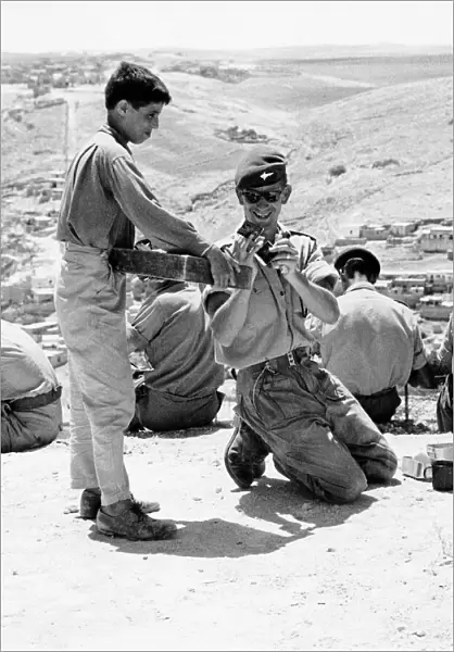 British Troops in Jordan July 1958 in Amman Jordan Paratroops who have