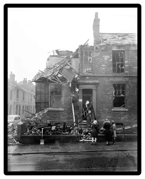 WW2 Air Raid Damage Sheffield Bomb damage in Sheffield