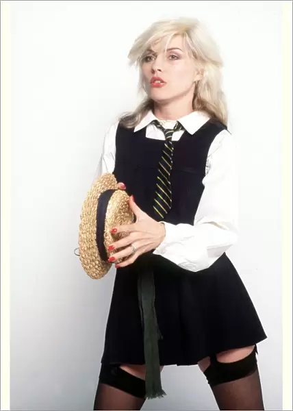 Debbie Harry singer of the pop group Blondie