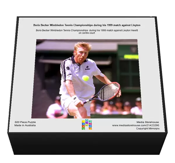 Boris Becker Wimbledon Tennis Championships during his 1999 match against Lleyton