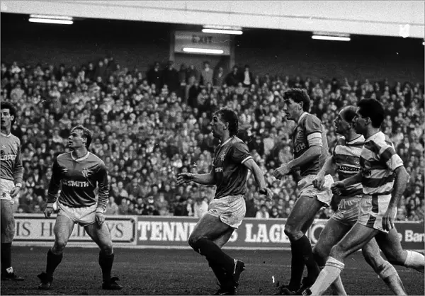 Rangers versus Hamilton Accies January 1987 Dave McPherson, Robert Fleck