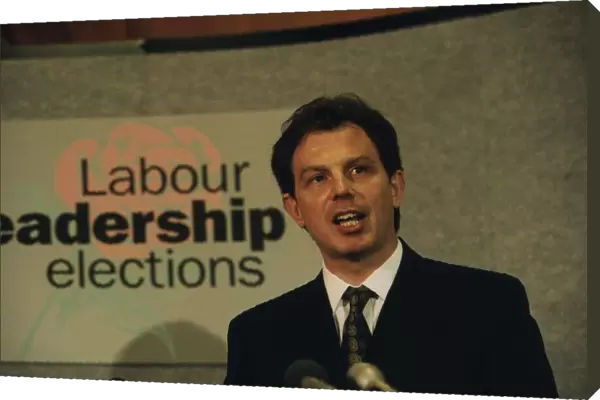 Tony Blair MP Labour speaking at Labour leadership elections 1994