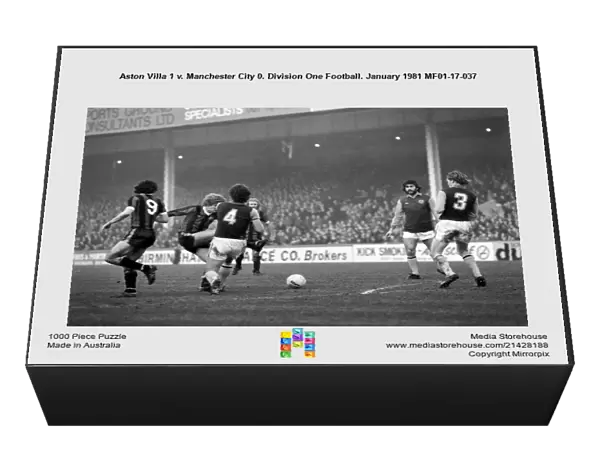 Aston Villa 1 v. Manchester City 0. Division One Football. January 1981 MF01-17-037