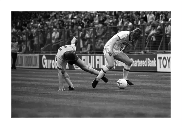 Leeds United 0 v. Arsenal 0. Division one football. September 1981 MF03-14-022