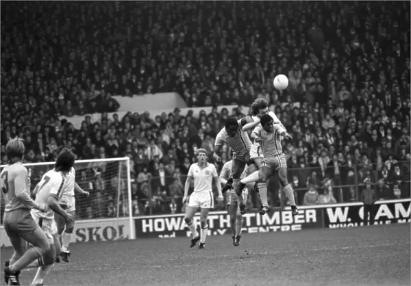 Leeds United 3 v. Coventry 0. Division 1 Football. April 1981 MF02-11-081