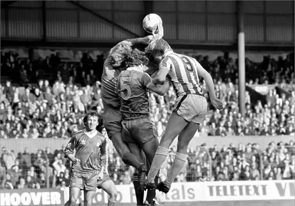 Stoke City 0 v. Birmingham City 0. Division One Football. March 1981 MF02-10-019