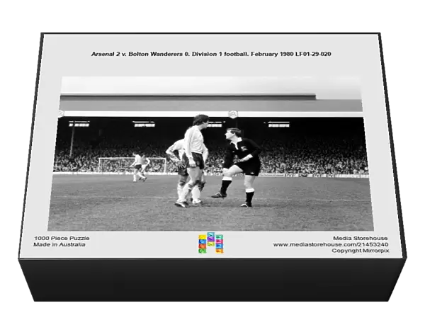 Arsenal 2 v. Bolton Wanderers 0. Division 1 football. February 1980 LF01-29-020