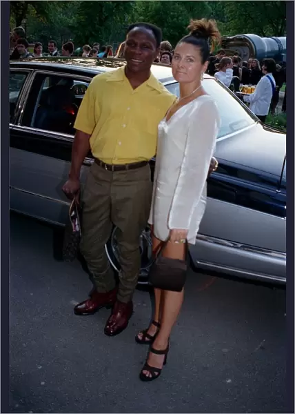 Chris Eubank Boxing June 98 Boxer arriving with wife Karen at the Imperial war