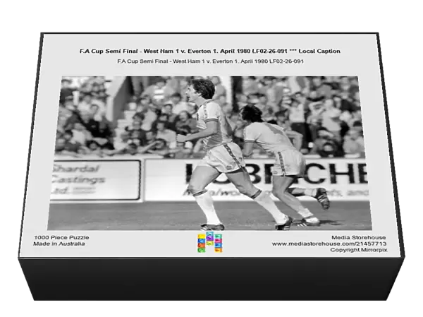 F.A Cup Semi Final - West Ham 1 v. Everton 1. April 1980 LF02-26-091 *** Local Caption