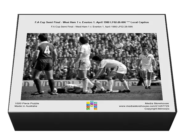 F.A Cup Semi Final - West Ham 1 v. Everton 1. April 1980 LF02-26-066 *** Local Caption