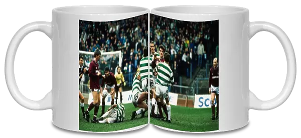 Celtic and Hearts players involved in brawl March 1989