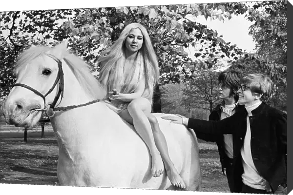 Peter and Gordon and Lady Godiva in Hyde Park, London